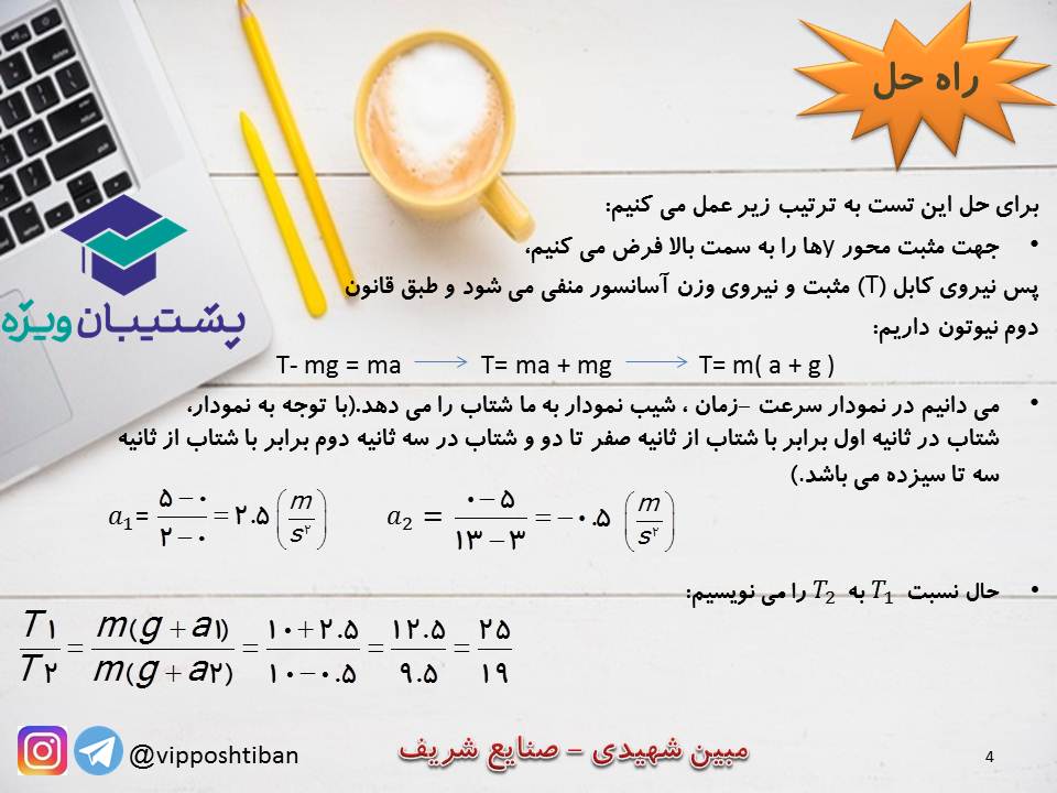 نکات و تست هایی از فصل دوم فیزیک (هماهنگ با آزمون 1 آذر 98) - تصویر 4