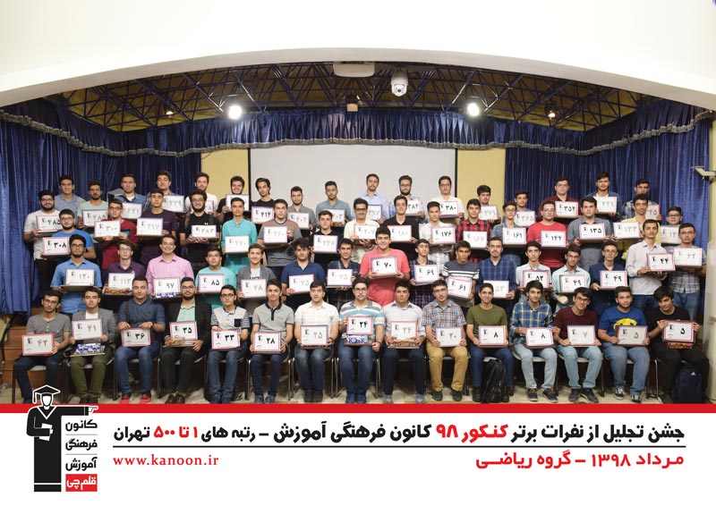 تجلیل از رتبه‌های زیر 1000 پسران تهران در کنکور 98 + عکس - تصویر 8