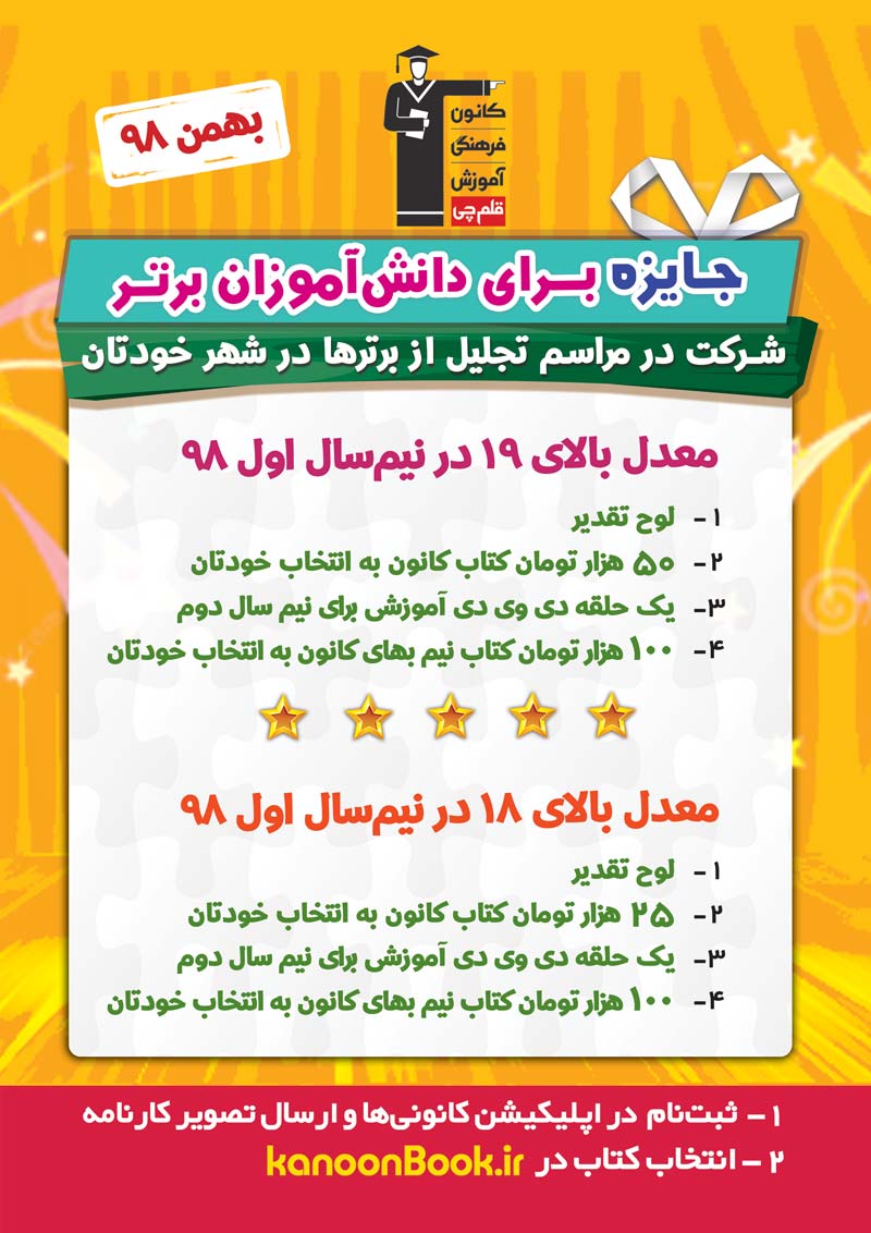 جوایز ویژه برای دانش آموزان برتر نیم سال اول - تصویر 1