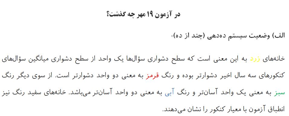 ارزیابی و تحلیل آزمون 19 مهر دوازدهم انسانی - تصویر 1
