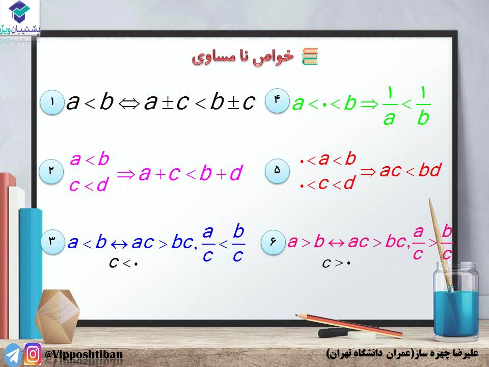نکاتی از تعیین علامت و نامعادله ریاضی 1 (آزمون 3 آبان 98) - تصویر 2