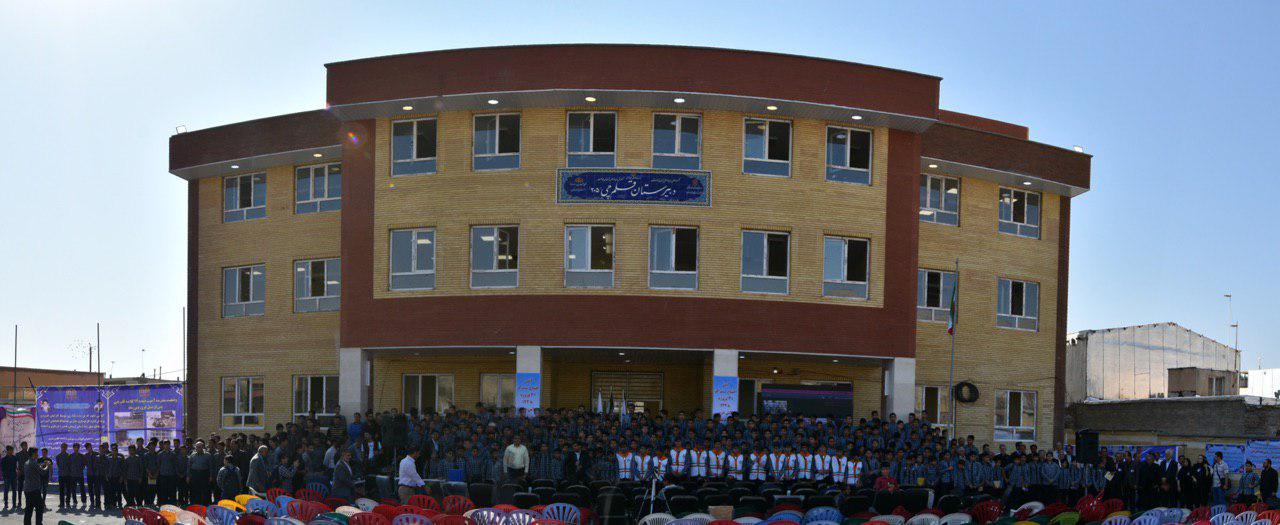دبیرستان 12کلاسه بنیادقلم‌چی شهر سیل زده پل‌دختر افتتاح شد - تصویر 1