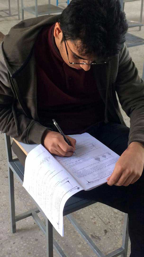 امیر جبیری، دوازدهم تجربی با میانگین تراز 7754