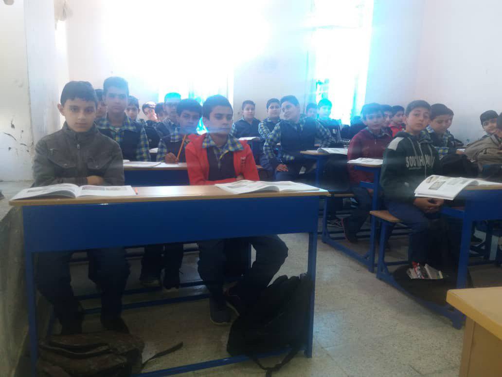 یک‌‌‌‌‌نوبته شدن مدرسه‌قلم‌چی دهاقان با تجهیز مدرسه‌شریف - تصویر 2