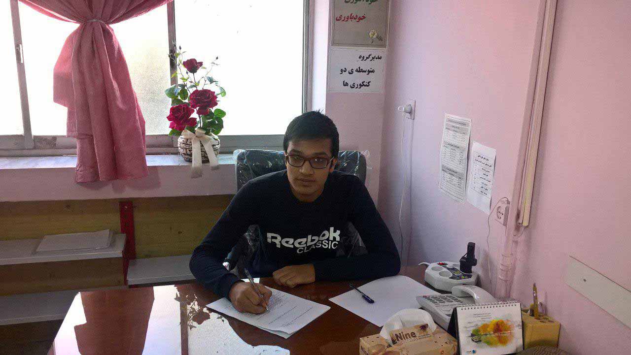 معین افسر، دوازدهم انسانی با میانگین تراز 7818