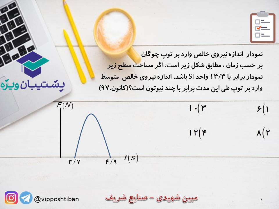 نکات و تست هایی از فصل دوم فیزیک (هماهنگ با آزمون 1 آذر 98) - تصویر 7