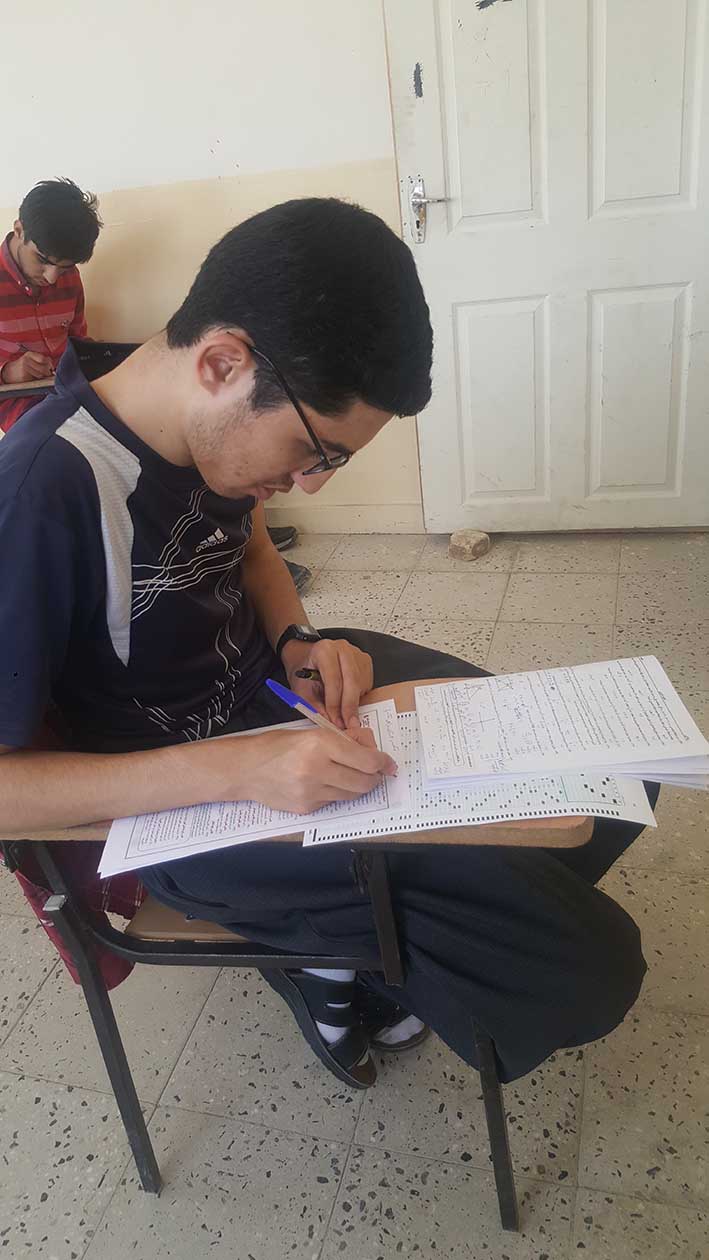 امید قیسوندی، دوازدهم تجربی از کامیاران